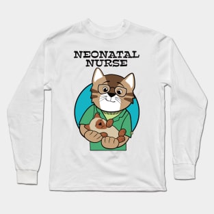 Neonatal Nurse Cat and Kitten Long Sleeve T-Shirt